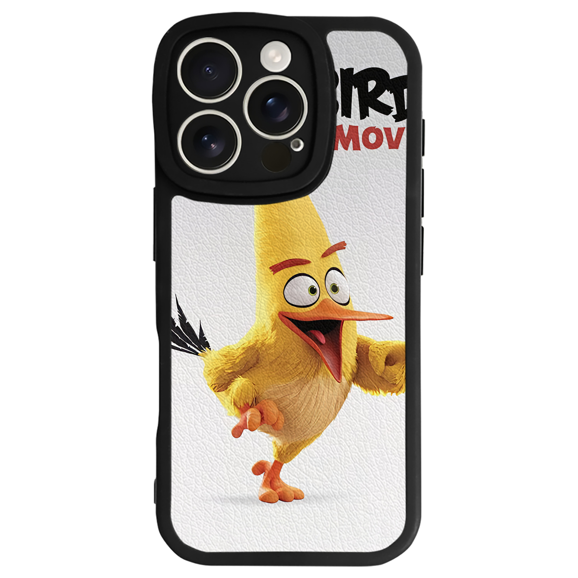 （画像用） Angry Birds アングリーバード 【iPhone 16シリーズ対応】シリコンスマホケース（レザー調） 材質：シリコン